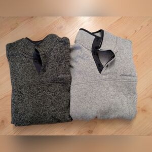 Bundle of Men's Eddie Bauer Radiator Fleece Pullovers